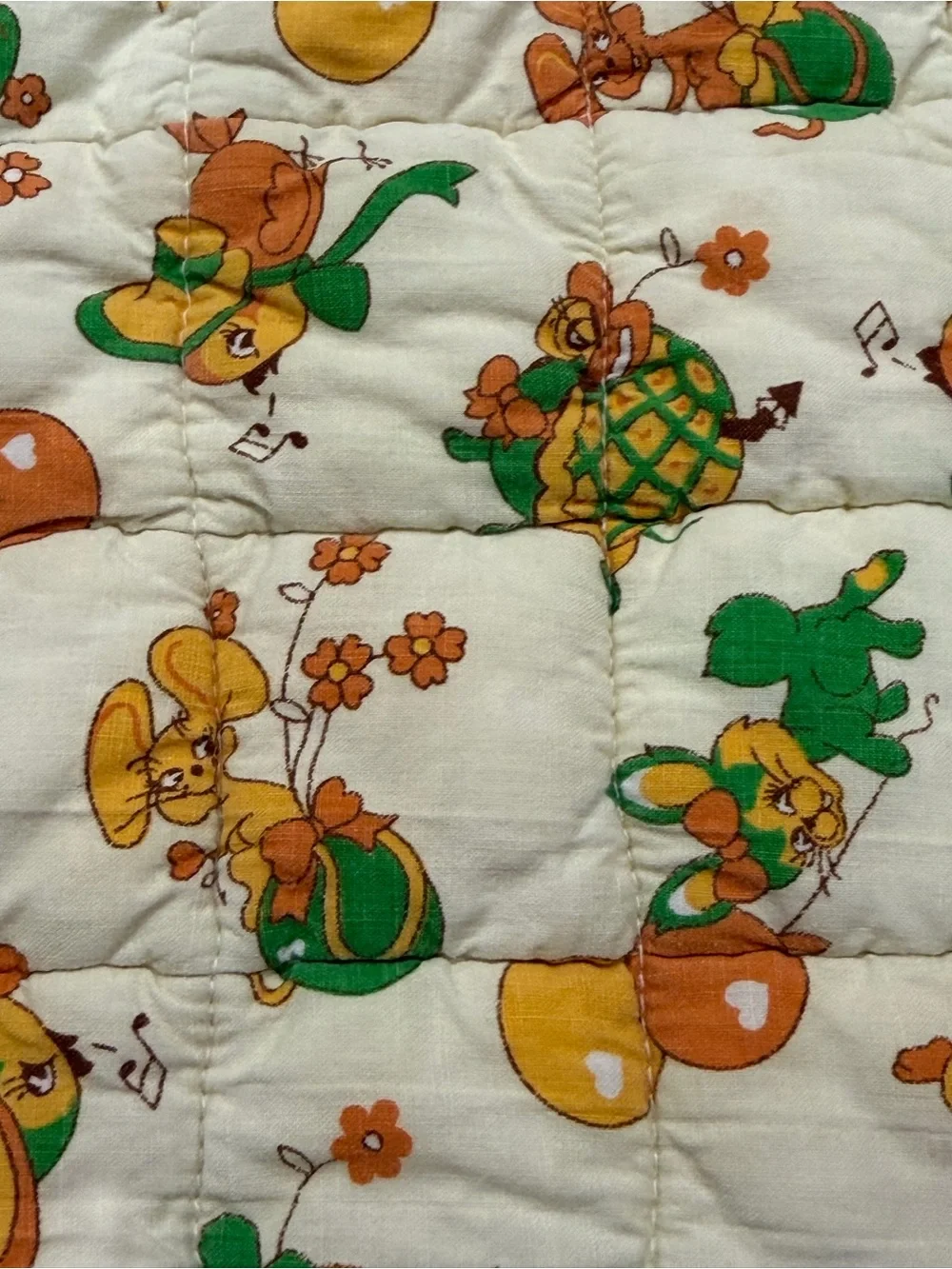 Lot of 3 Vintage Baby Quilts &. Blankets